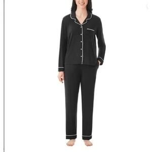 Member's Mark Womens Black Pajama Set 2 PC Sleepwear XXL|‎ Cozy Gift Loungecore